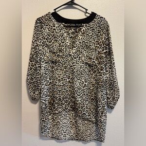 Leopard Print Blouse 🐆